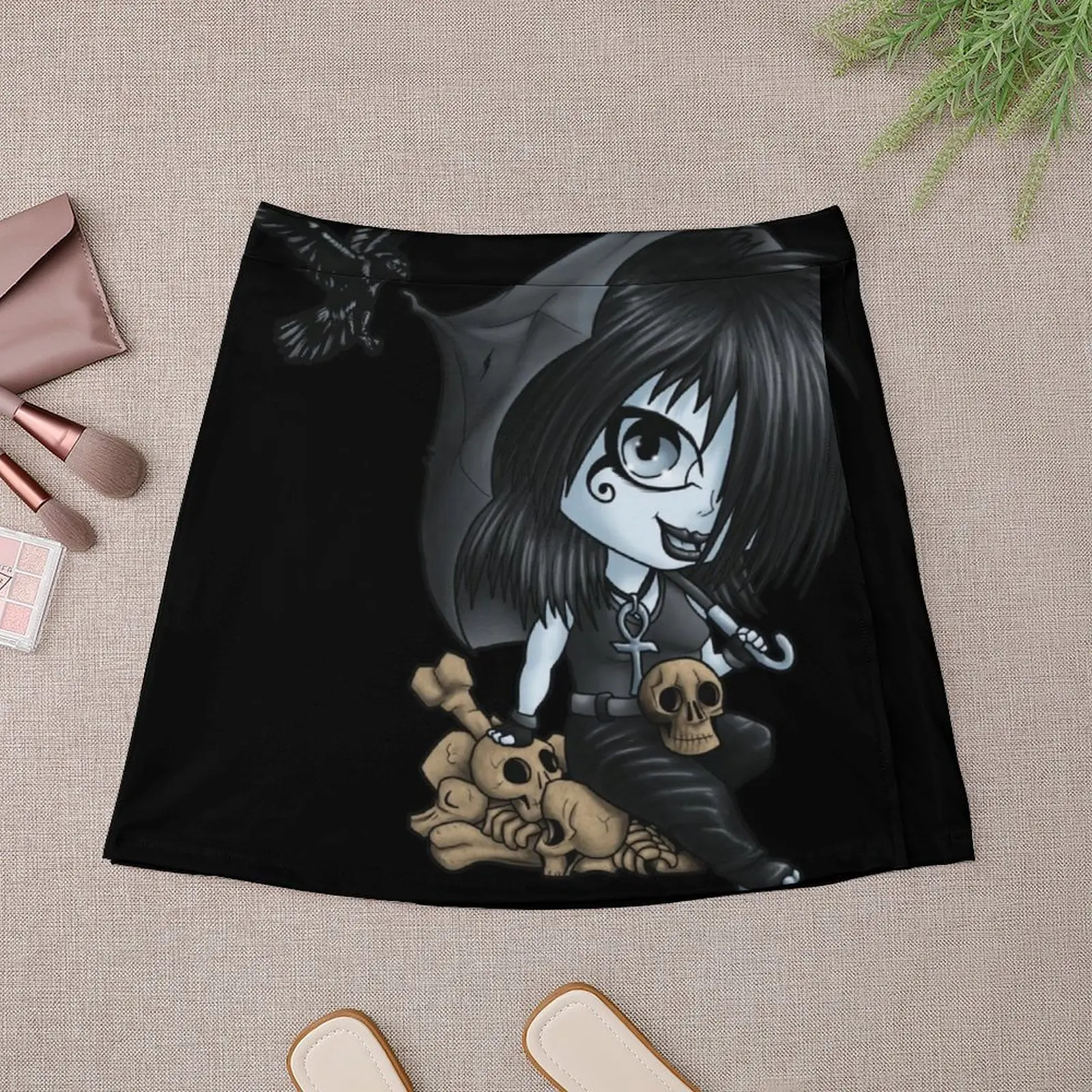 Chibi Death of the Endless Mini Skirt fairy grunge korean style clothes women 2025 short skirts for women Mini Skirt