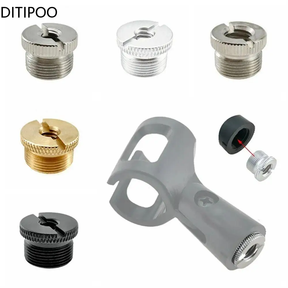 

Microphone Accessories Screw 5/8-27 to 3/8-16 1/4-20 Inch Conversion Screw Nut Tripod Adapter Mount for Microphone Stand