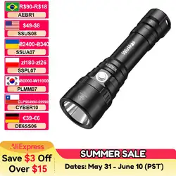 Wurkkos WK20S Powerful Diving Flashlight IPX8 Waterproof Scuba Dive Light Rechargeable Max 2000 Lumen SST40 HD LED 4 Modes