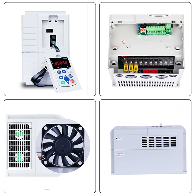 Frequency converter 4kw 3phase 380 440v frequency inverter 50hz 60hz dc to ac converter variable frequency drive