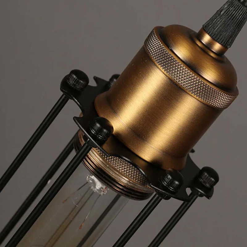 Vintage Industrial Pendant Lamp Steam Punk Retro Country Ceiling Wall Light For Bar Corridor Living Room Restaurant Hallway