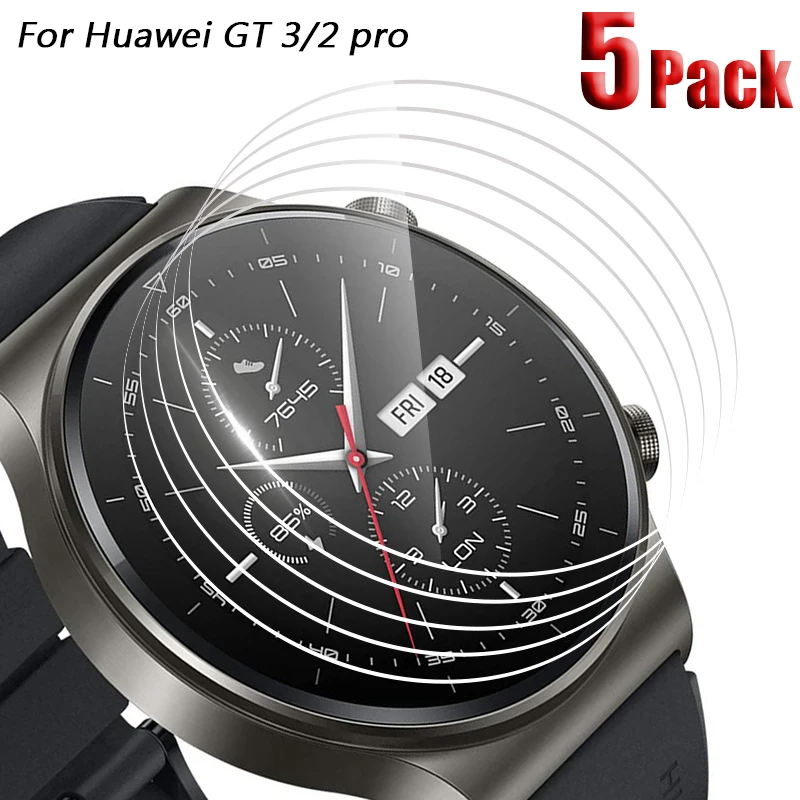 Protetores de Tela de Vidro Temperado para Huawei Watch, Película Protetora HD, Anti Scratch, Explosão Smartwatch, GT 3, GT 2 Pro