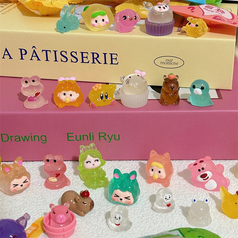 Cute Mini Simulation Animal Model Blind Box Dolls Figures Fake Candy Guess Blind Bag For Kids Gifts