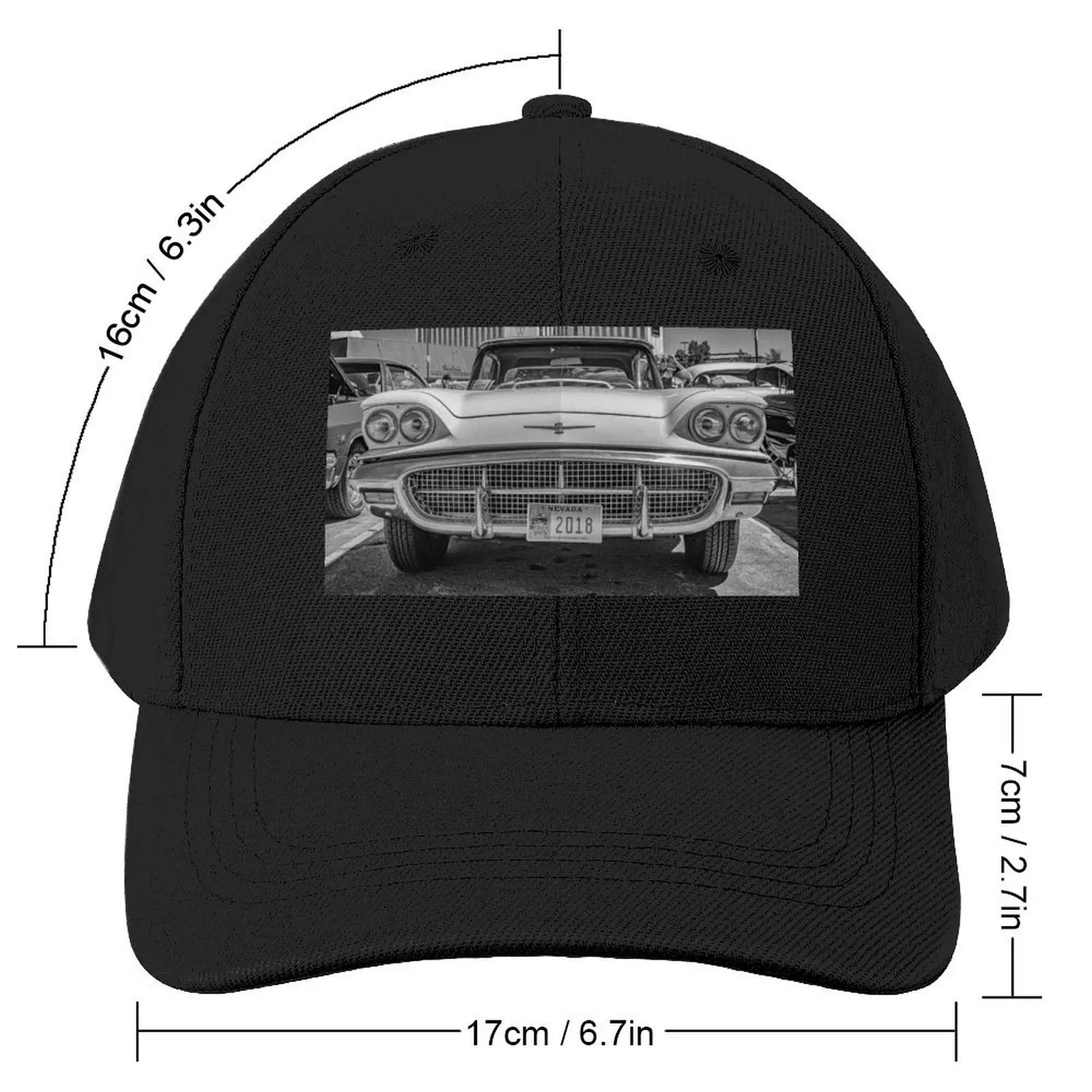 1960 Ford Thunderbird Hardtop Coupe Baseball Cap dad hat black Hats For Men Women's