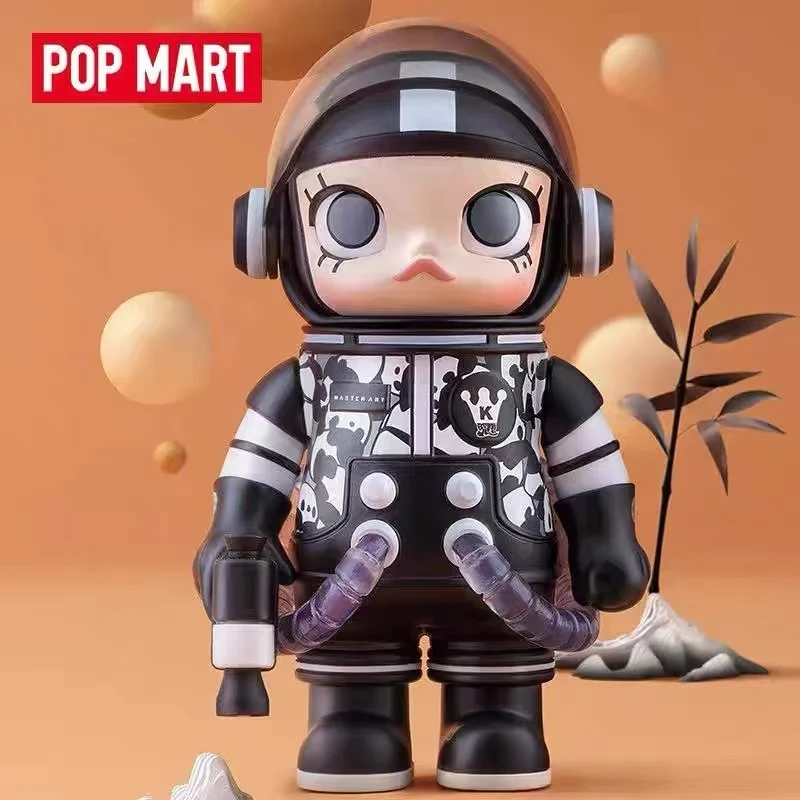 Pop Mart Blind Box Spacemolly100% Collection Series Mystery Box Anniversary Ornament Christmas Gift Action Figure Kids Toys