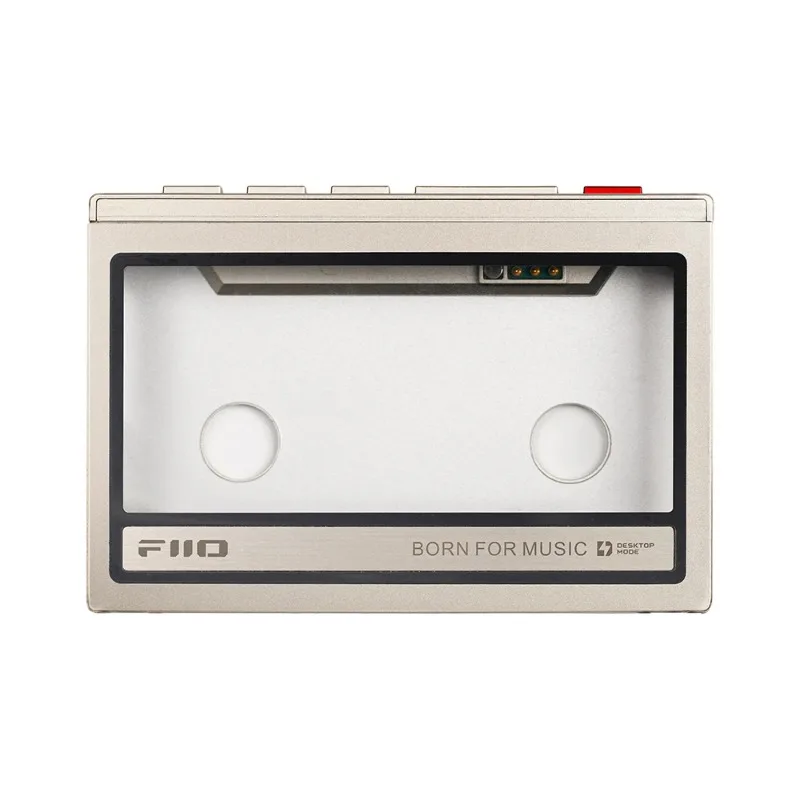 FiiO SK-M21C Cassette-Style Protective Case For M21 Music Player, Retro Magnetic Shell With Contact Linkage Protective Cover