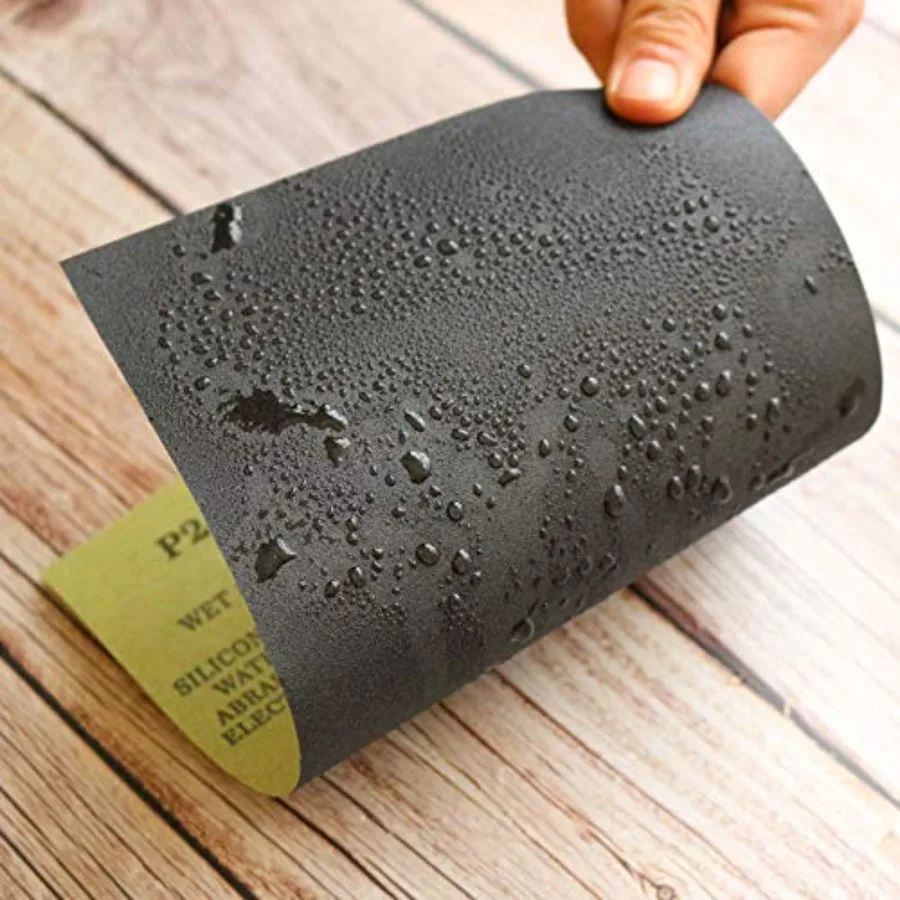 Sandpaper Assortment 600 800 1000 1200 1500 2000 Fine Grit, 30 Sheets Sand Paper Assortment Pack, 9 x 11 Inches Silicon Carbide
