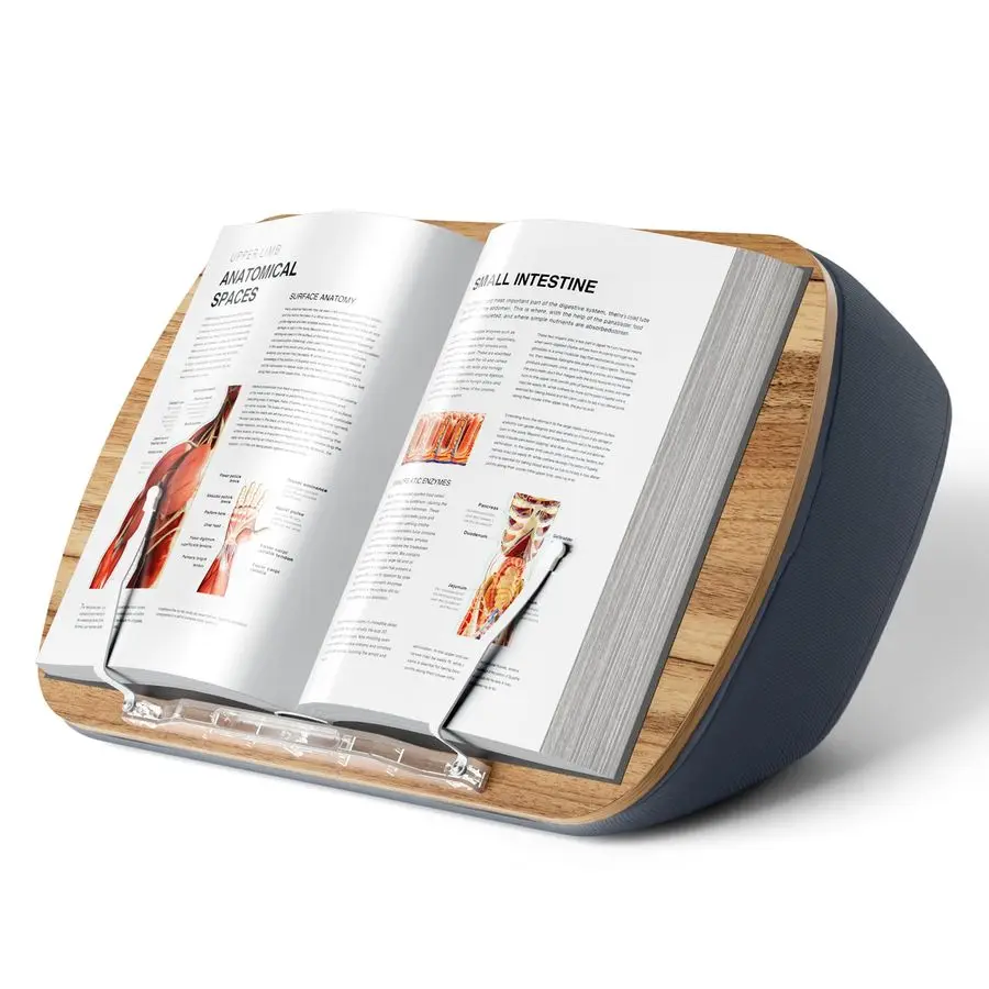 Beanbag Book Stand for Hands Free Reading Comfortable Reading Pillow Stand Minimize Neck Strain Perfect Idea for Book Lovers in