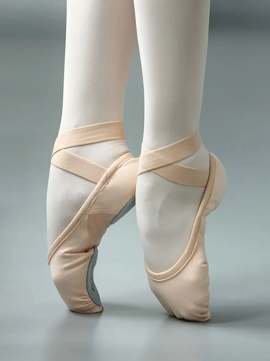 Chaussures de danse professionnelles pour femmes et filles, chaussures de ballet, griffe de chat adulte, gril entièrement élastique, moyen de port multiple, phtalchaussure d'exercice, nouveau