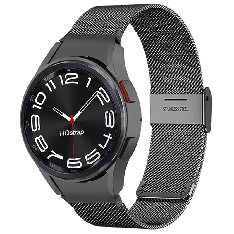Watch strap Quick Fit Milanese Metal for Samsung Galaxy Watch 6 40mm 44 Classic 43mm 47mm 20mm Strap for Samsung Watch 4 5 Pro
