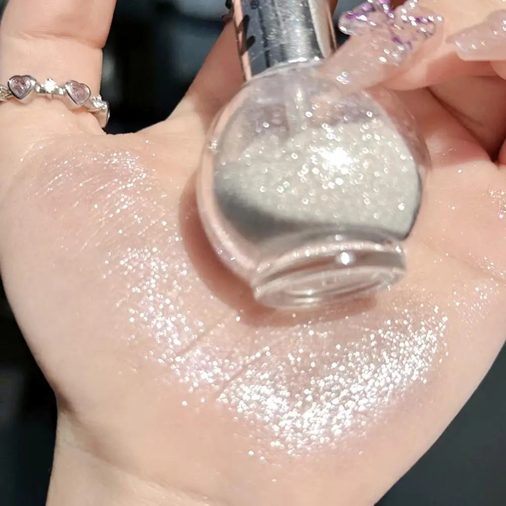 Highlight Puder Spray Hochglanz Glitter Puder Spray Schimmer funkeln Puder Make-up für Gesicht Körper Highlight Make-up f6s7