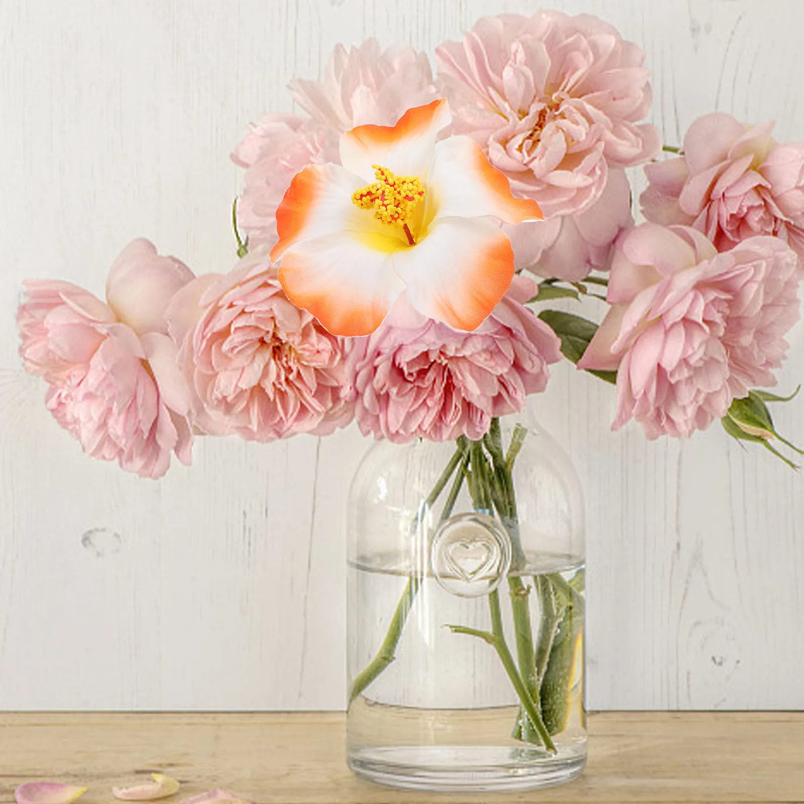 

Artificial Flowers Hibiscus Hawaiian Photo Props for Decoration Party FavorsFlowers Traveling Home Wedding Festivals DIY Craft