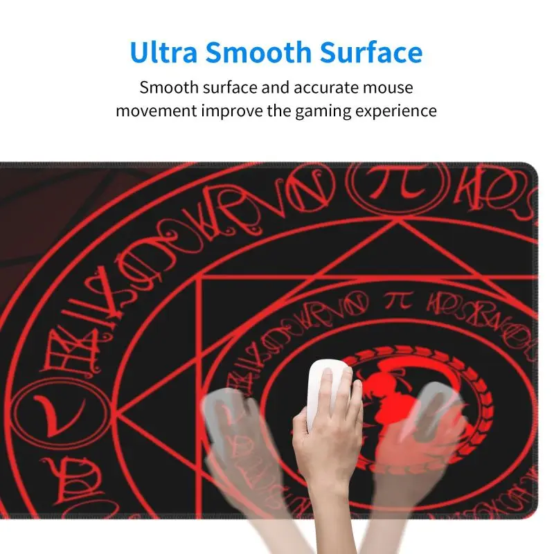 لوحة ماوس ألعاب كبيرة قابلة للتخصيص عالية الوضوح ، سجادة ألعاب ، لوحة مكتب ، لوحة مفاتيح ، كمبيوتر ، كمبيوتر ، بطاقة ألوكارد Hellsing #4