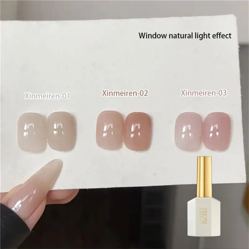 Solid Nail Polish White Nail Glue All-match Easy To Color Ice Transparent Polish Adhesive Nail Supplies And Manicure Tools New