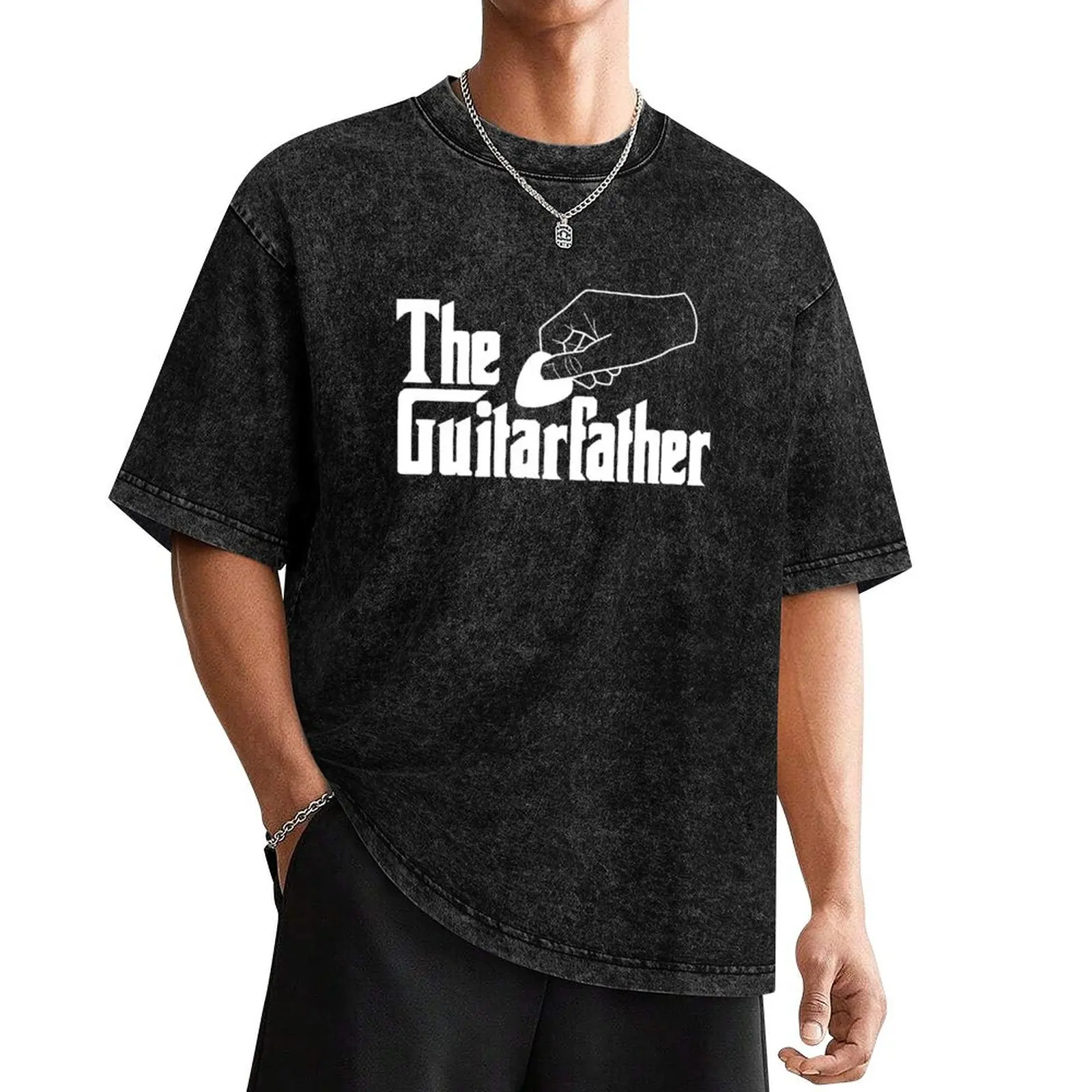 

Guitar Father The Guitarfather Musician Guitarist Dad Gift T-Shirt anime figures customs football t shirt mens clothing