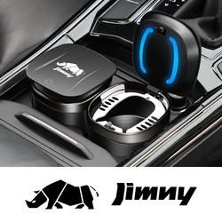 For Suzuki Jimny jb74 jb43 jb64 jb53 jb32 Car Ashtray Holder With LED Light Cigar Cigarette Ashtray Container Storage Holder