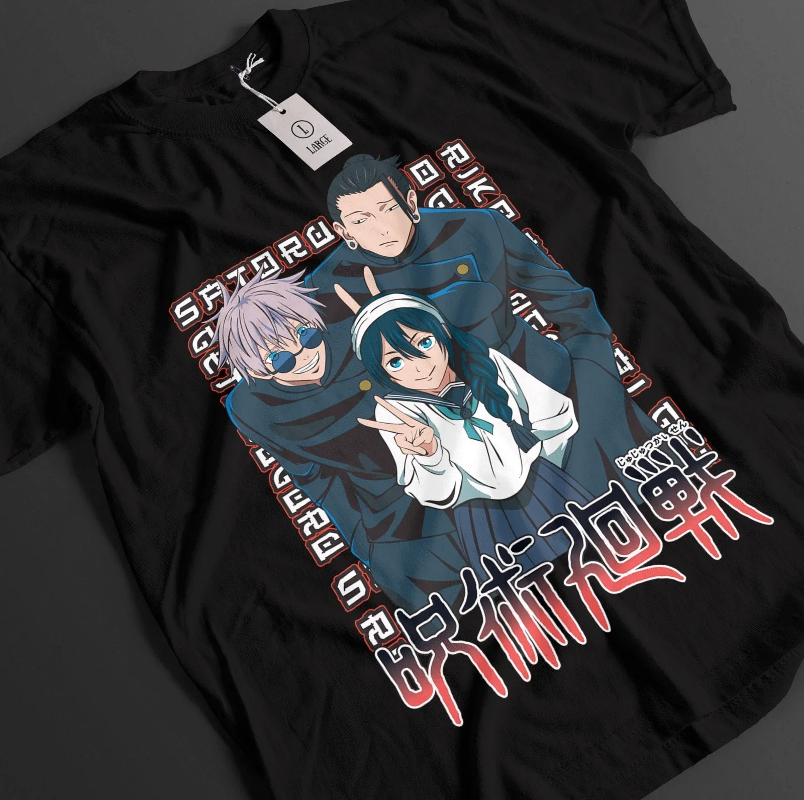 2026 Summer Jujutsu Kaisen Retro Cosplay T-shirt Men's Super Casual Cotton Printed Short-sleeved Unisex Children's Sports Shirt