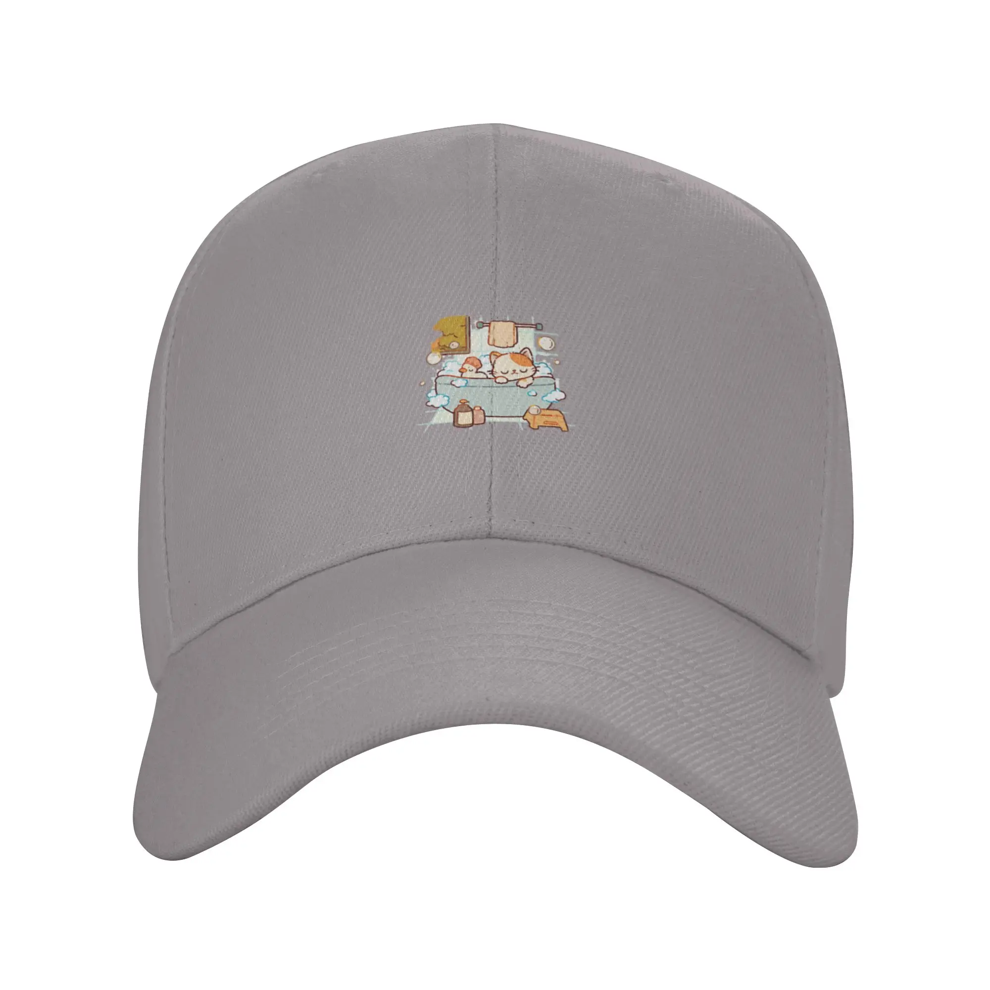 Hot Sale Leaf Shadows On The Bath Baseball Cap  Dad Hat Men's Cap  Dog Walking Men's Cap