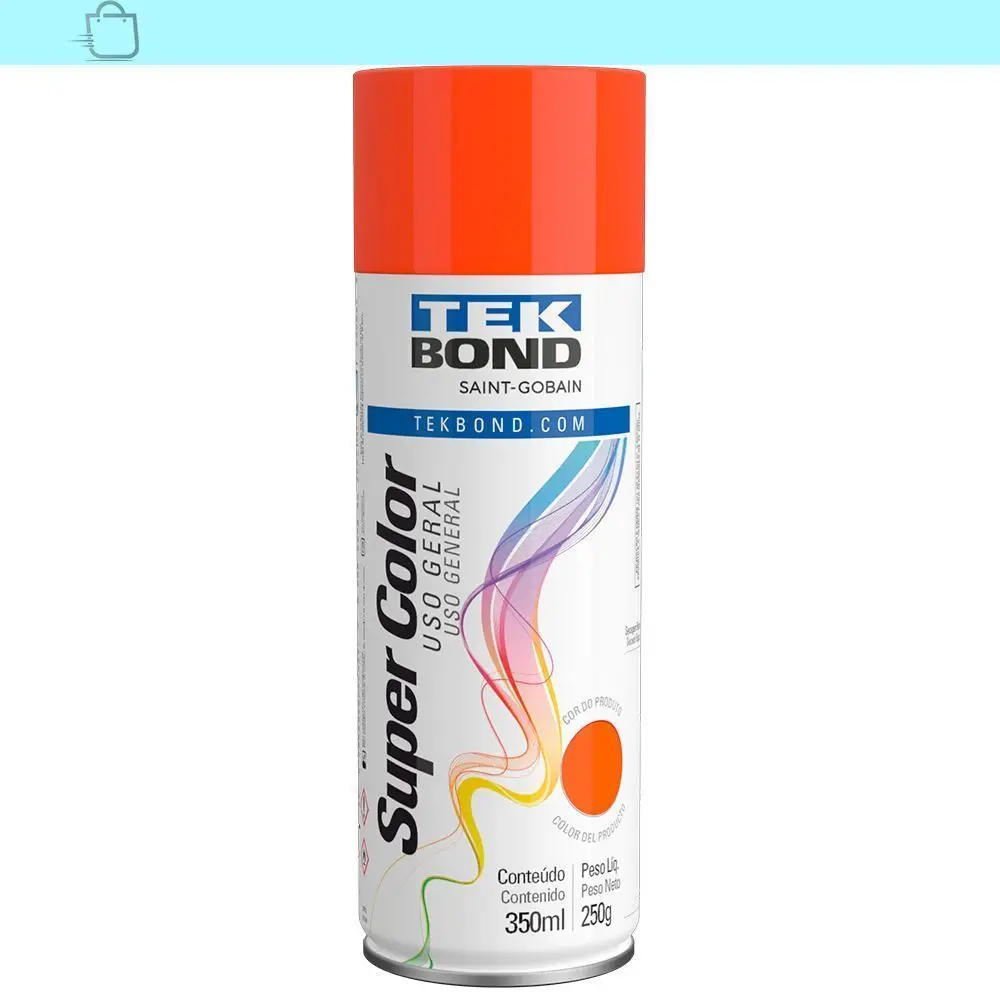 350ml Orange Tekbond Spray Paint General Use