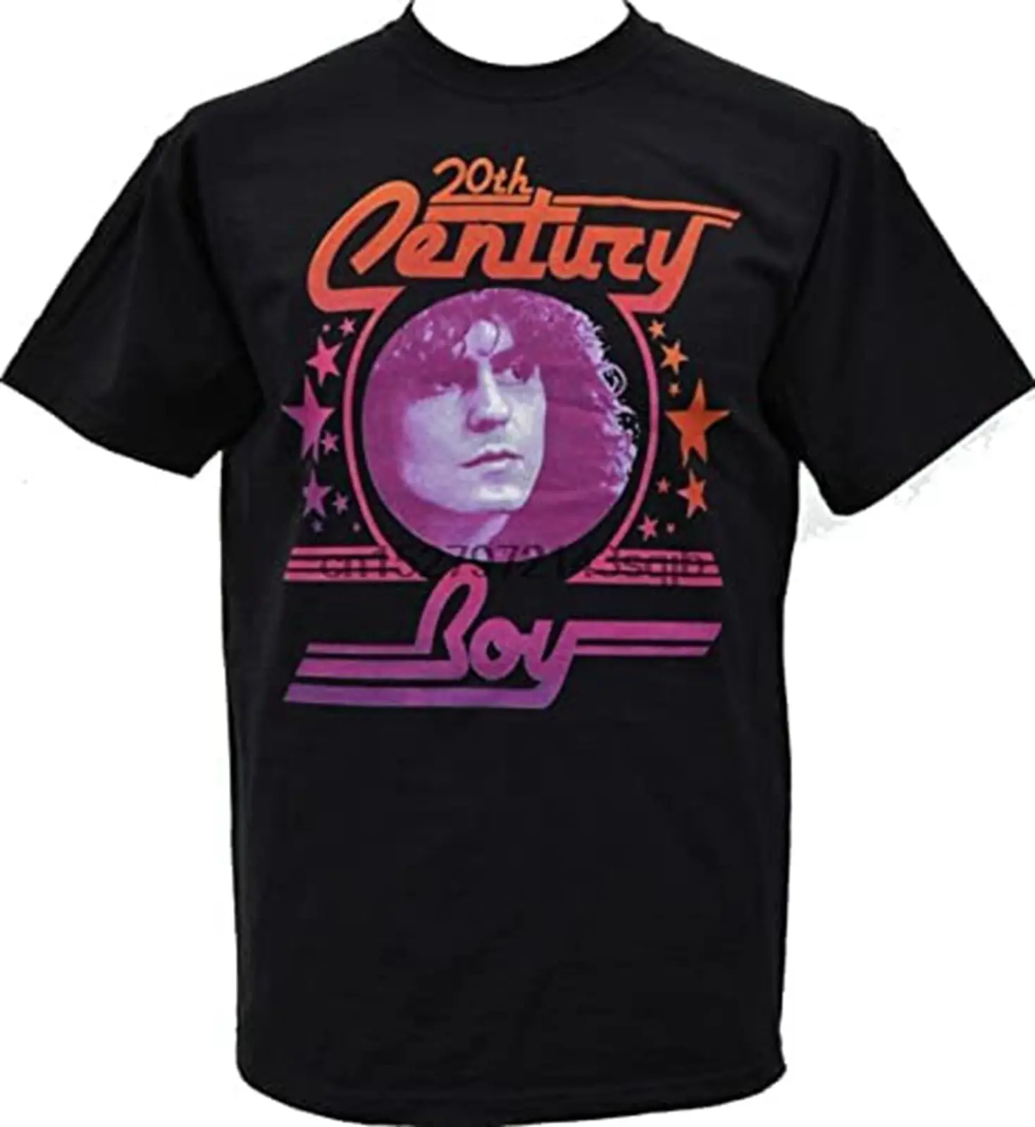 Mens Black T-Shirt 20TH Century Boy T.Rex Marc Bolan British Glam Rock Anime Graphic T-shirts for Men Clothing Women Tees High Q