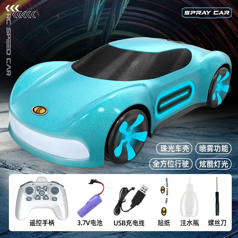 Delin Light Spray Drift Stunt Car All-Round Electric Remote Control Concept Car Stunt Float Car Boy Outdoor Toy Christmas Gift