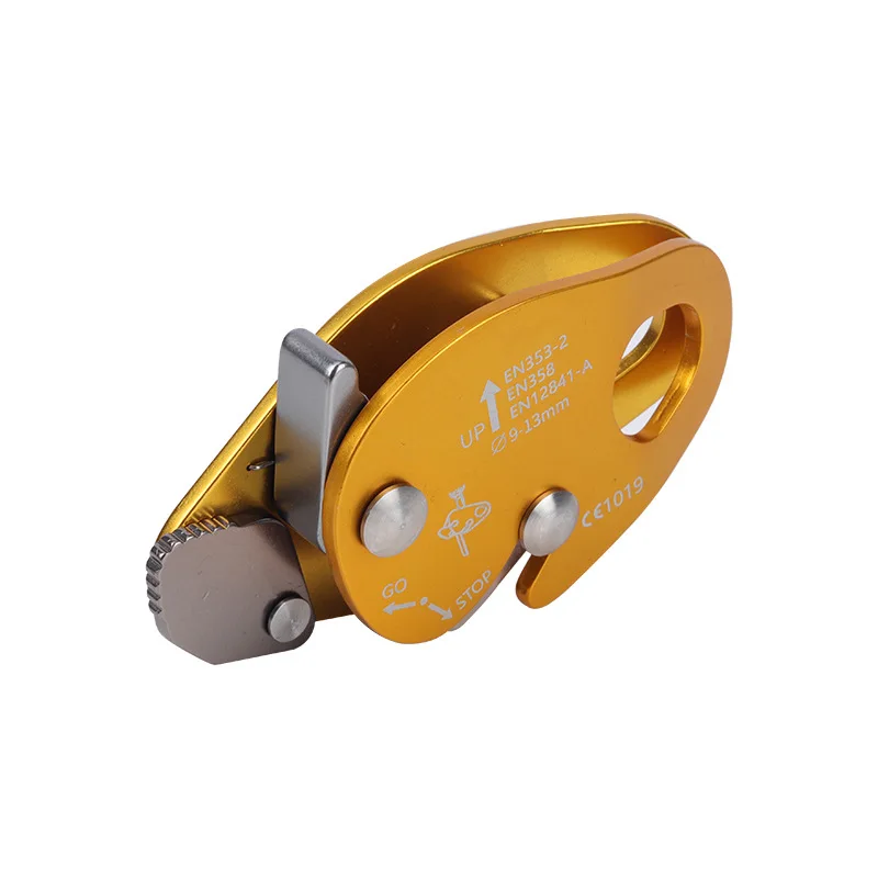 

Safety descent anti fall protector, climbing anti fall safety rope stopper, self-locking device