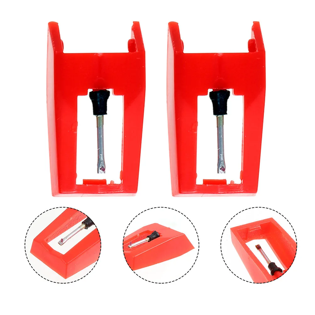 

4 Pcs Electric Stylus Needles for Record Player Phonograph Turntable Replacement Stylus DJ Equipment Accessories Portable