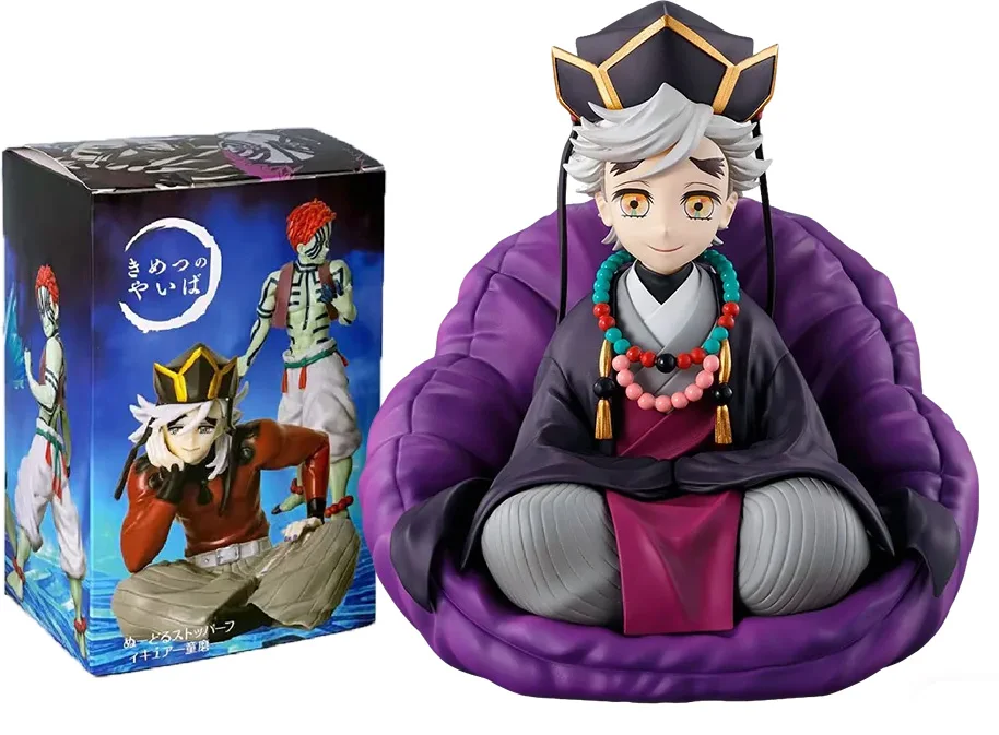 Bandai Auf Lager Anime Demon Slayer Yaiba Doma Noodle Stopper Figur PVC-Modell Sammlerstück Actionfigur Spielzeug für Weihnachtsgeschenke