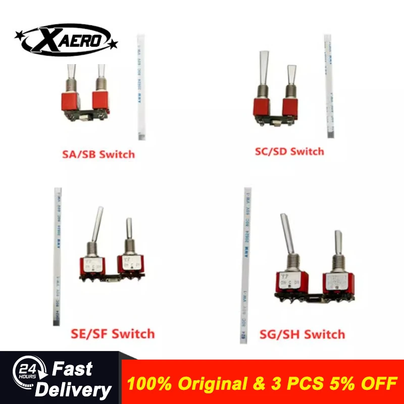 RC Transmitter Toggle Switch Panel with Wire for Jumper T16 SG SH SE SF SC SD SA SB Replacement