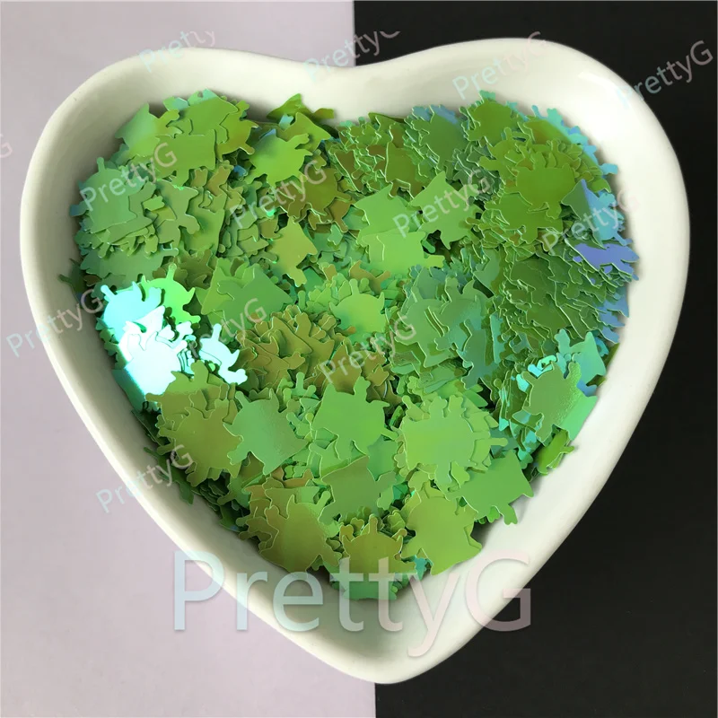 PrettyG-Aliens Teletubbies ترتر لامع للراتنج ، صناعة ذاتية الصنع ، مشغولات فنية ، مكياج أظافر ، إكسسوارات ديكور ، صندوق واحد ، C51R #6