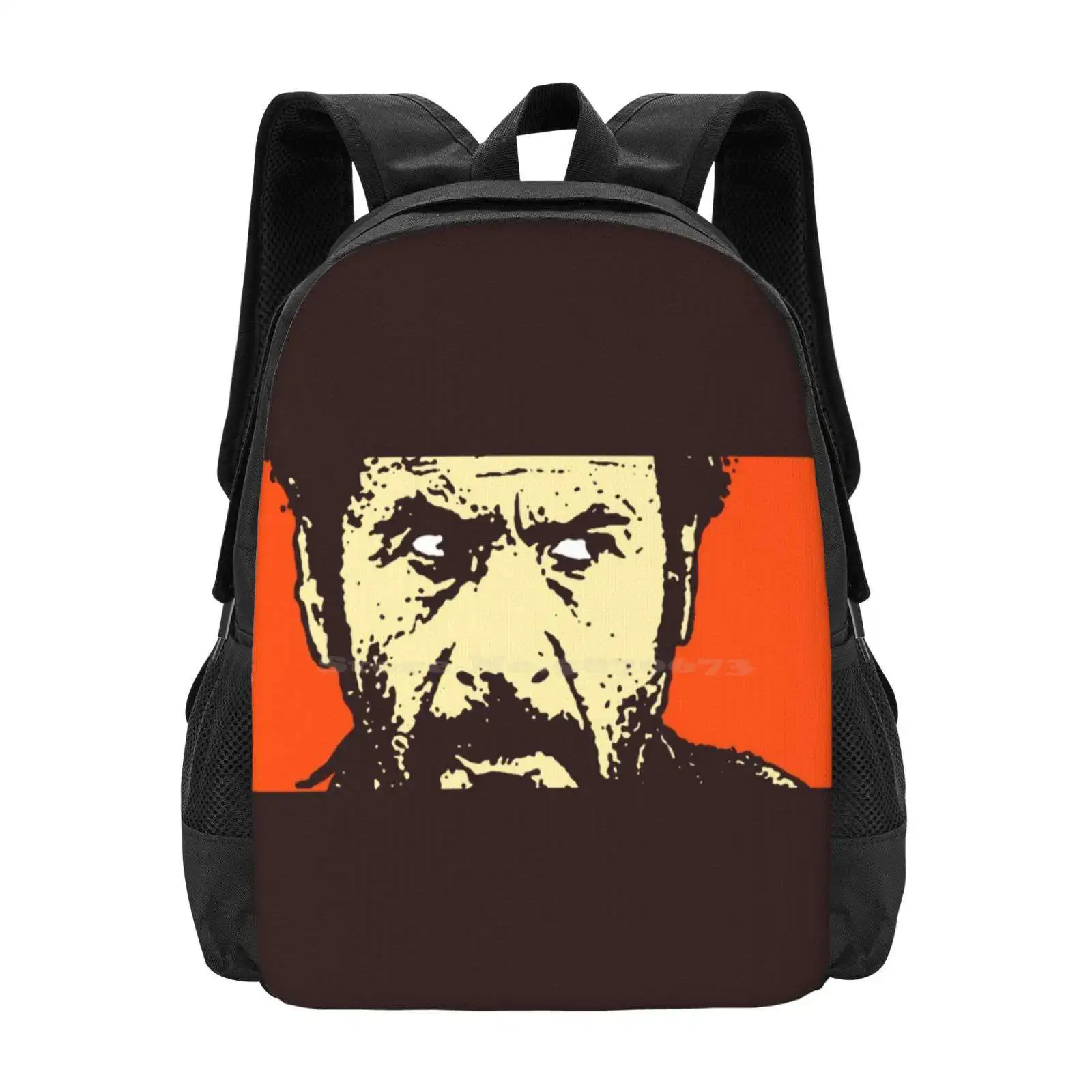 

Tuco Pattern Design Bagpack School Bags Cult Retro Vintage Movie Film Clint Eastwood A Fistful Of Dollars The Good The Bad And