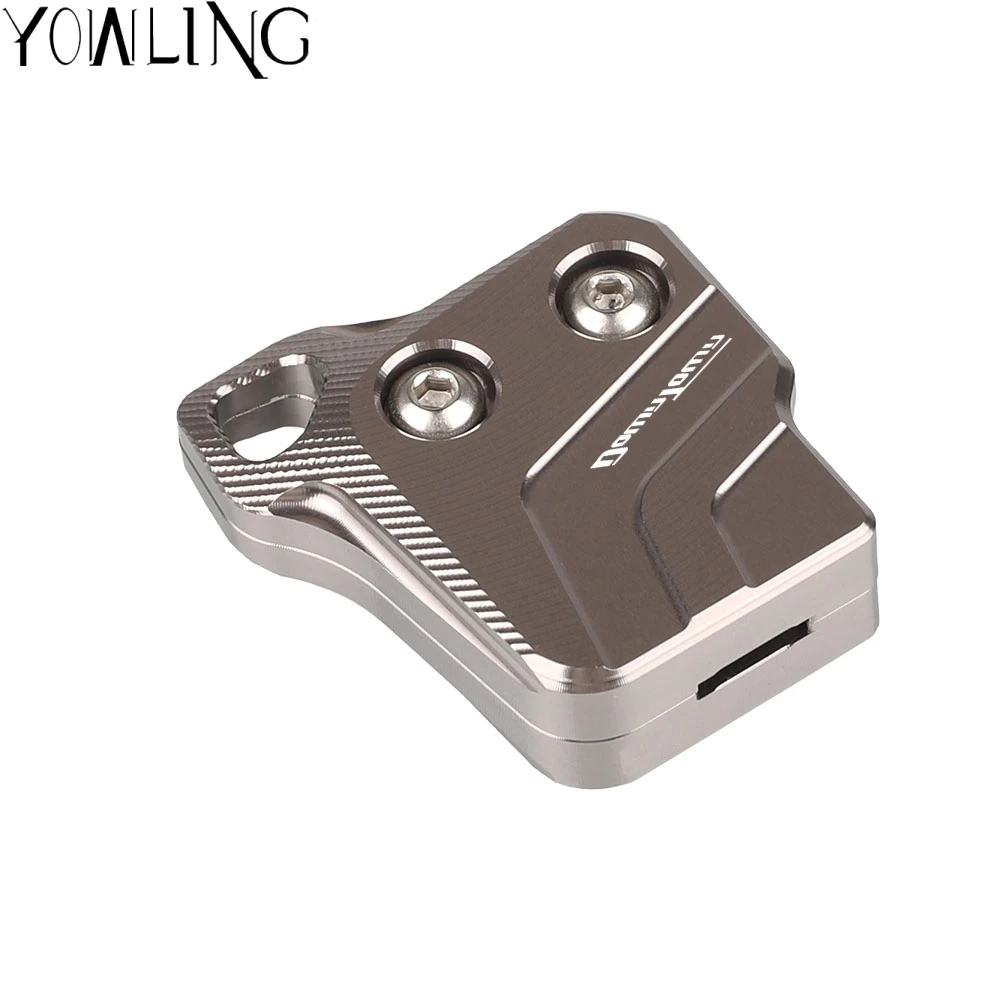 Motorcycle CNC Aluminum Key Cover Head Bag Cap decoration key head For KYMCO downtown 125 200 300 350 Key Cover Protection view 4