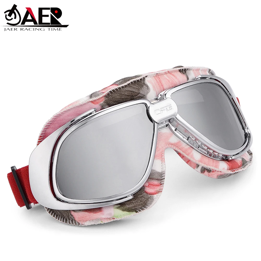 

2026 Vintage Motorcycle Glasses Women Men Steampunk Gafas Oculos for Dirt Bike Cafe Racer Cycling Motocross Helmet Okulary