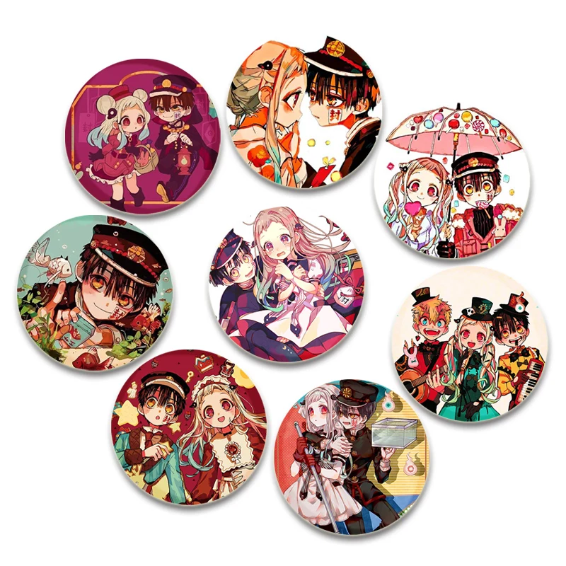 Beliebte Anstecknadel Zubehör Anime Toilet-Bound Hanako-kun Yashiro Brosche Pins für Kleidung Rucksack Dekoration Cartoon Abzeichen