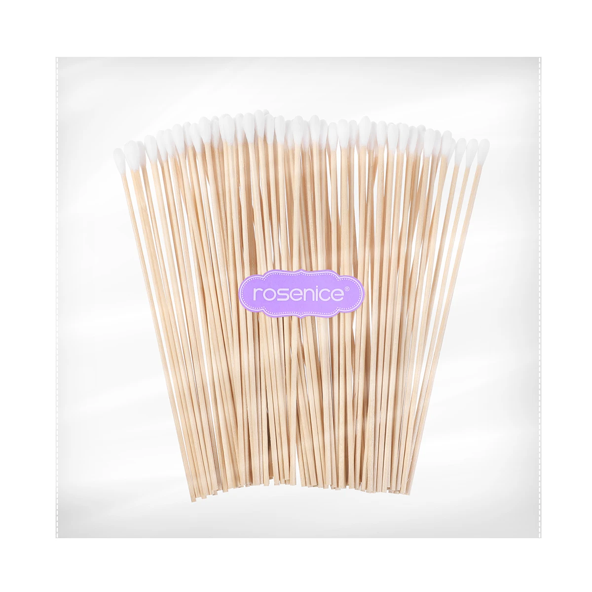 

100pcs Dust-free Cotton Swabs Round Tip Buds for Cleaning Ear Hygienic Quality Wooden Use High Quality Eco-friendly