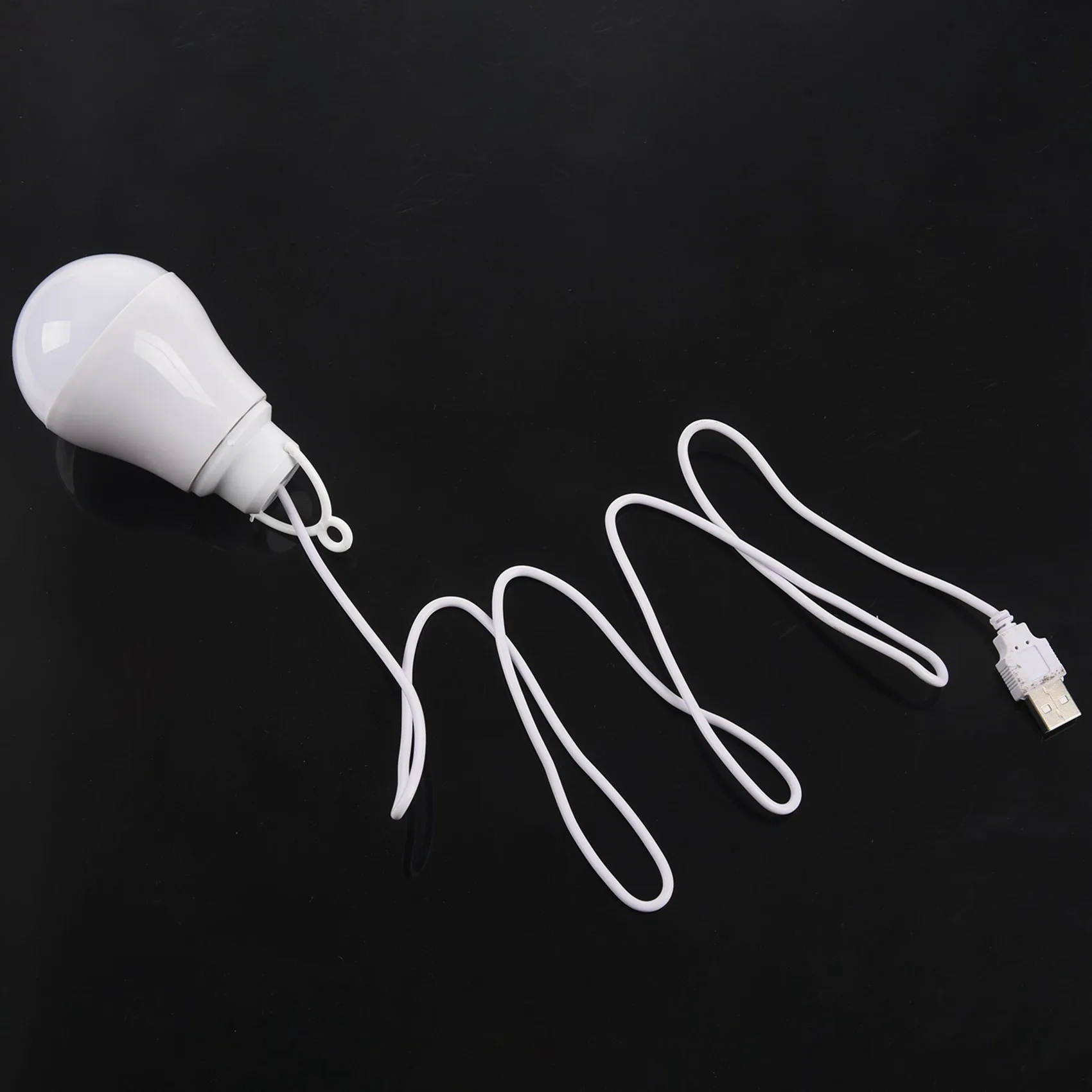 

LICE-3X DC5V 5W LED Bulb USB Lamp Portable White Light For Outdoor Laptop (White)