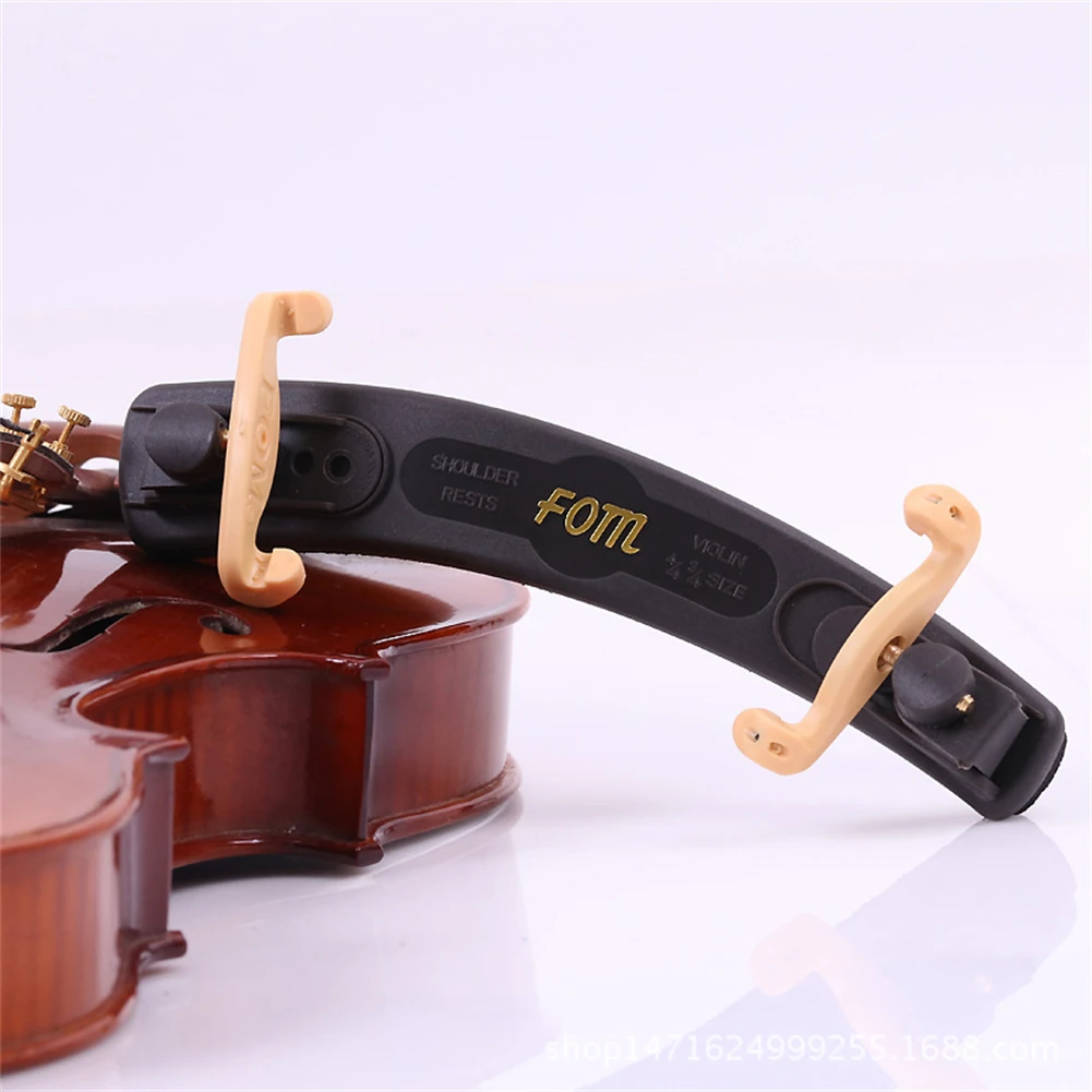 Violin Shoulder Rest Plastic Padded Adjustable Support For 1/8 1/4 3/4 4/4 Fiddle Violins Parts Eliminate Neck Pain Comfortable