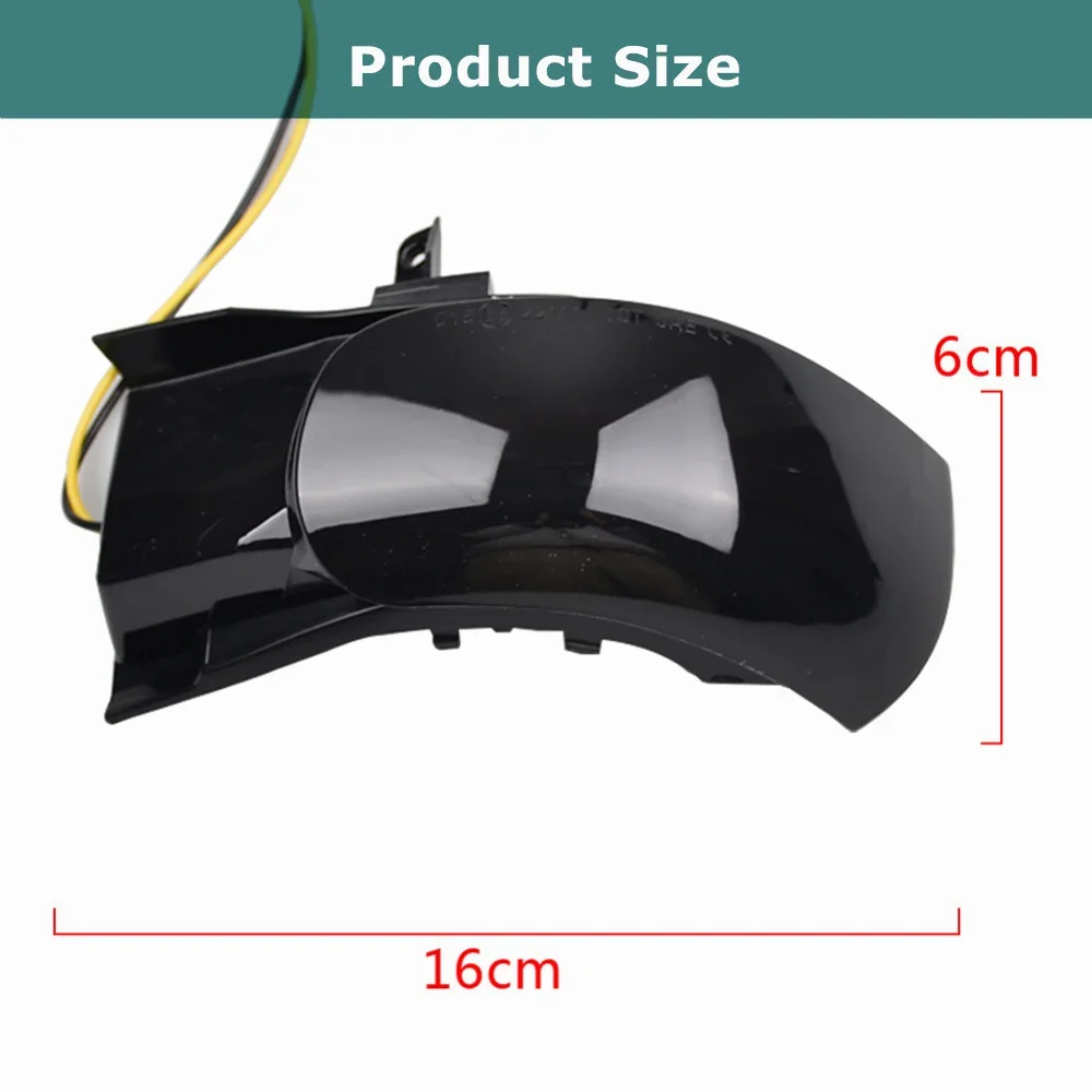 Clignotants LED pour VW Touran 1T1 1T2, 2 pièces, lampe pour rétroviseur latéral 2003 2004 2005 2006 2009