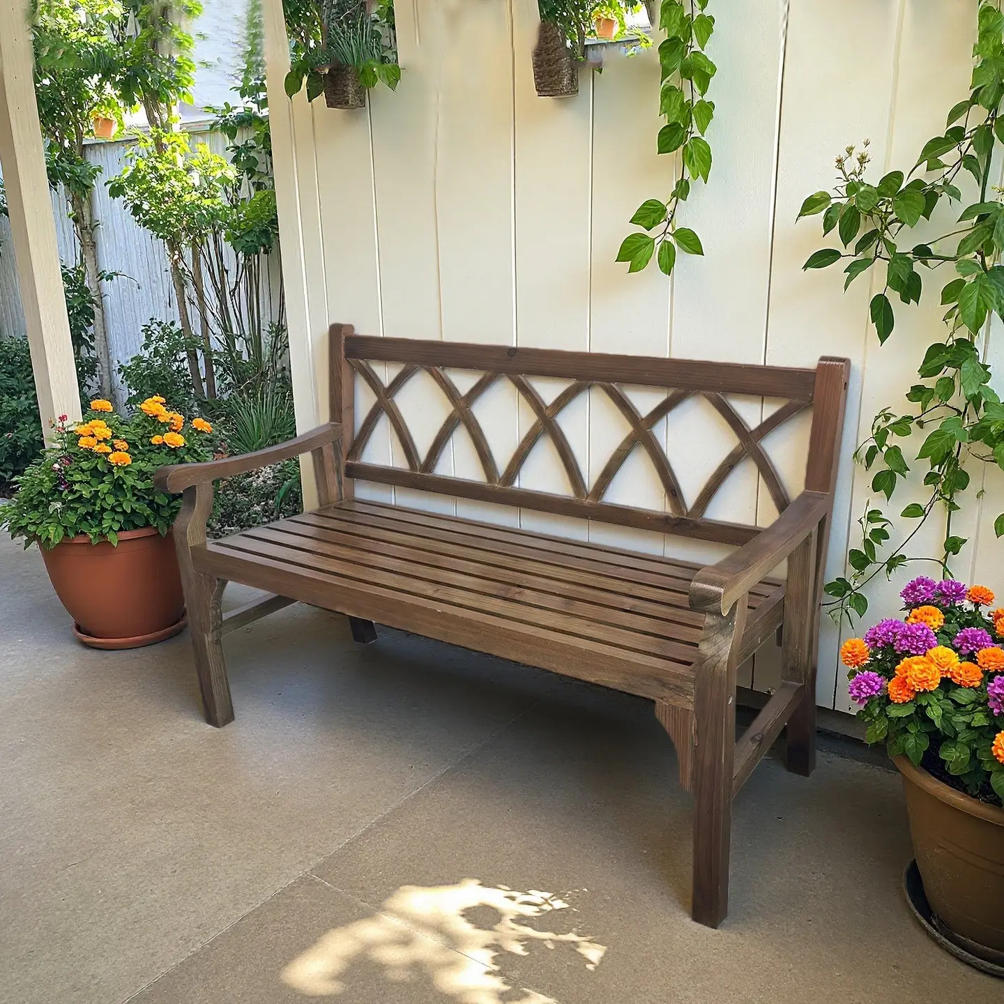 

Outdoor solid wood lounge benches, park seats, shopping mall rest areas, balconies, courtyards, backrests, chairs