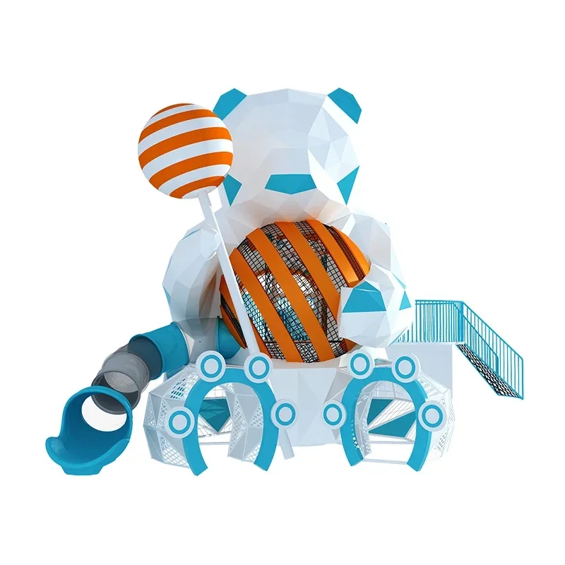 

Outdoor Amusement Equipment Combination Stainless Steel Slide Kindergarten Park Scenic Area Outdoor Children's