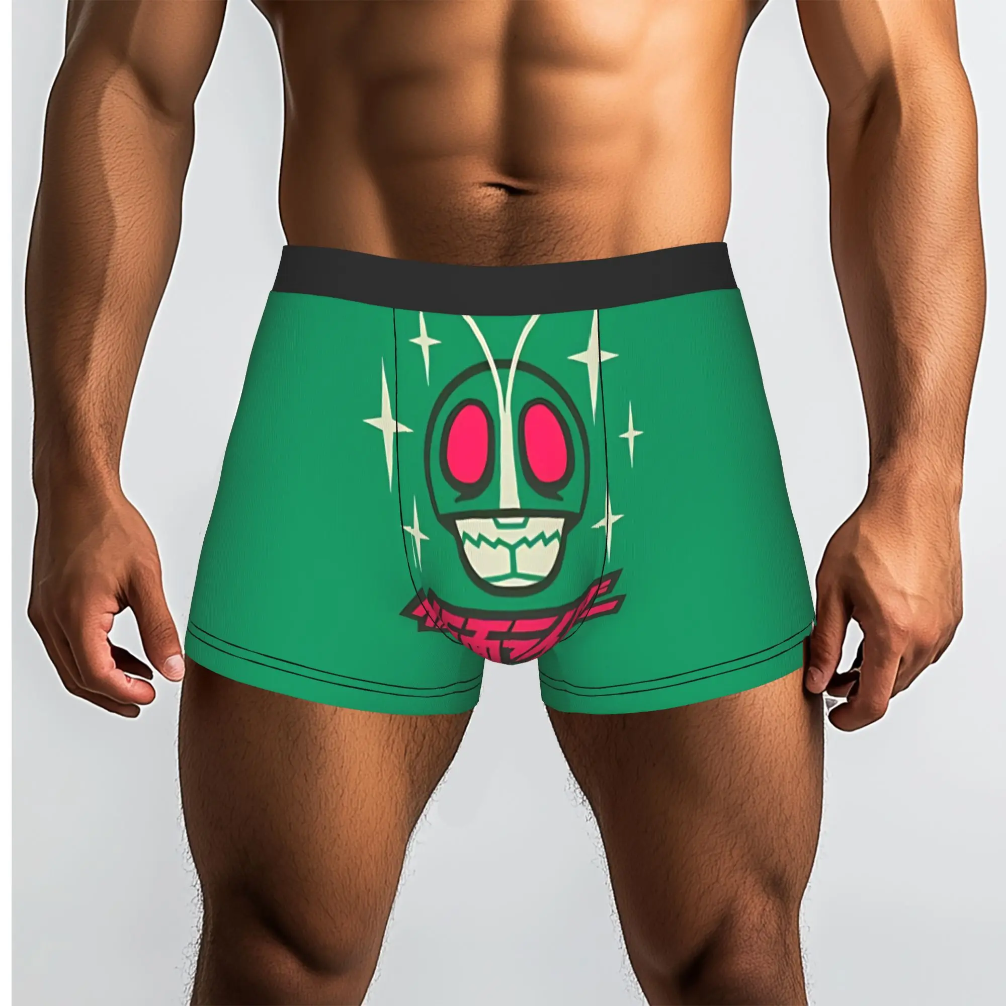 Masked Rider  Bandai Kamen Rider Underpants Homme Panties Men's Underwear Ventilate Shorts Boxer Briefs
