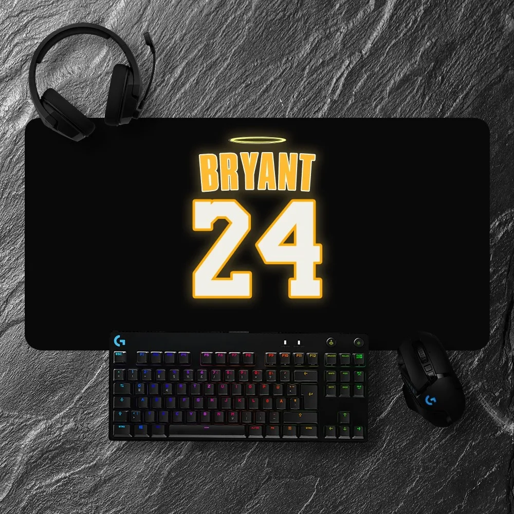 Kobes B-Bryant Black Mamba 24 Mousepad Non-slip Lockedge Office Student Gaming Thickened Large Writing Pad Cushion