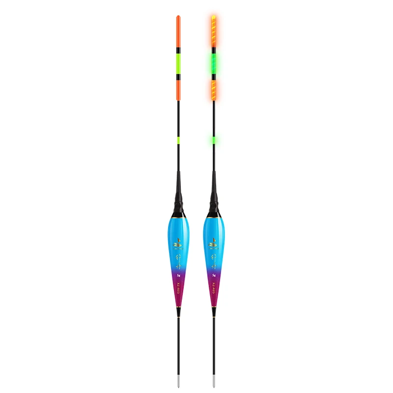 1PC Luminous Fishing Float+1 USB+1 Rechargeable CR425+1 Buoy Tube+1 Bag Hook Lake River Vertical Buoy Electric Nano Boya Tackle