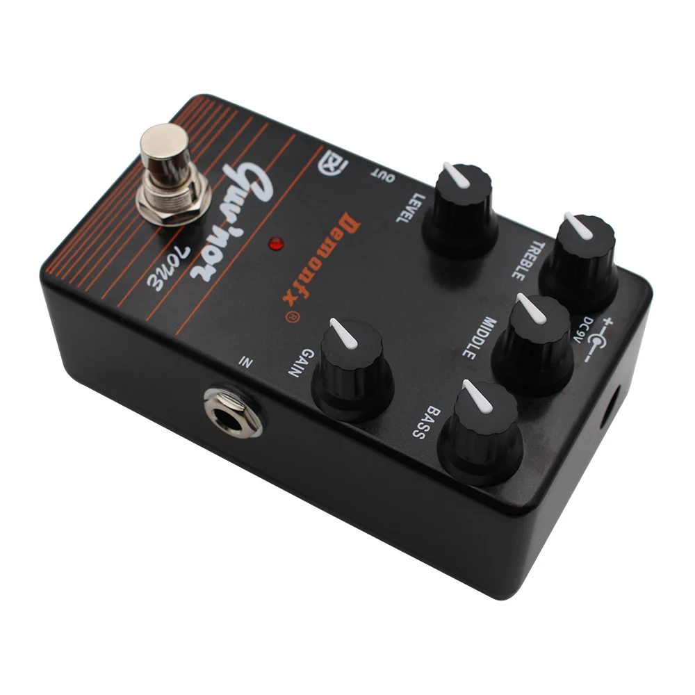 تشويه دواسة تأثير الجيتار Demonfx GUVNOR يعتمد على دواسة M-SHALL GUV'NOR #6