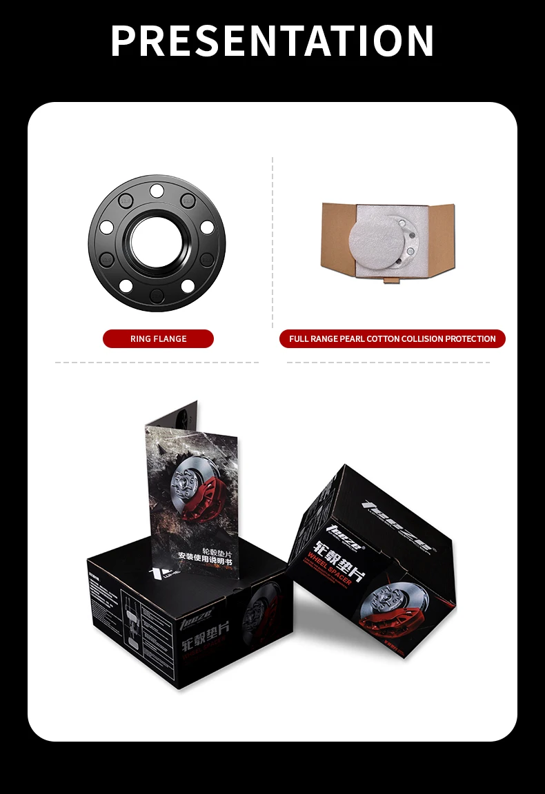 Teeze 2 Stück 5x112 66.6/5x120 72.6 14x1.25 Nabenzentrischer schwarzer geschmiedeter Radabstandhalter für 2010-2025 MINI Countryman 15/20/25/30/35mm – Detail 19