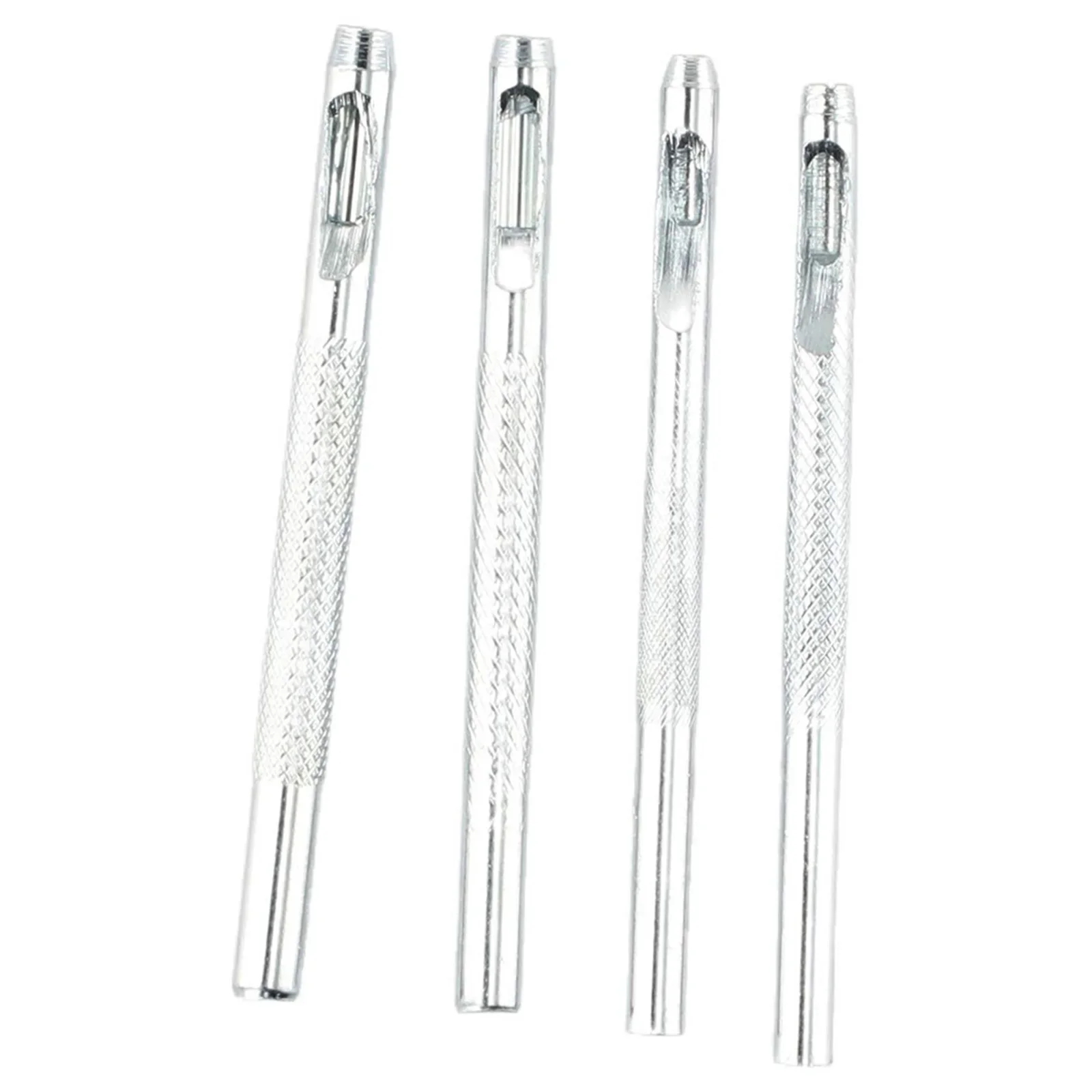 

4 Pcs Belt Hole Punchers 2.5 3 3.5 4mm 4 Pieces 4Pcs Lot Belt Hole Puncher Galvanized Hand Tools Silver Watch Band