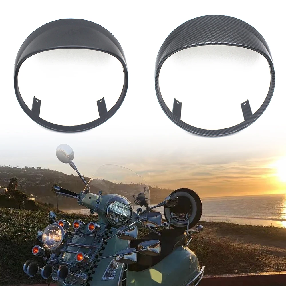 Pokhaomin scooter farol capa quadro decorativo peças frente luz círculo protetor para gts 250 300 2018-2020