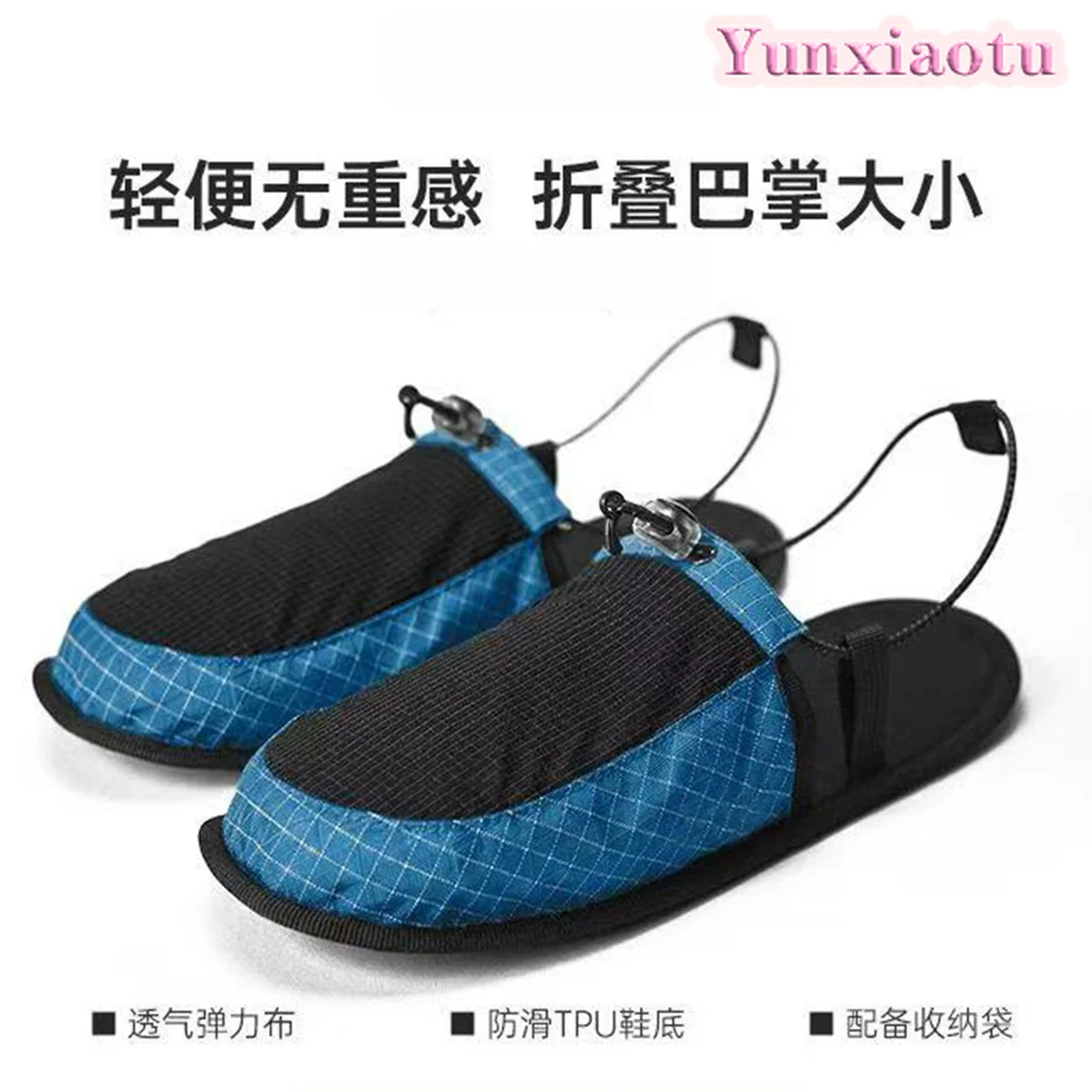 Ultra Light Foldable Non Slip Sandals for Outdoor Camping Beach Hotel Travel Portable Slippers