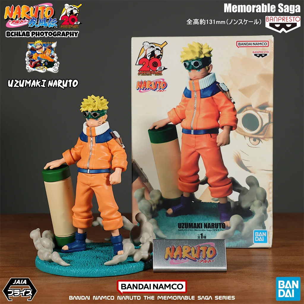 Nuovo in magazzino Bandai Naruto Memorable Saga Sasuke Figura Modello Ornamento Animazione Regalo periferico