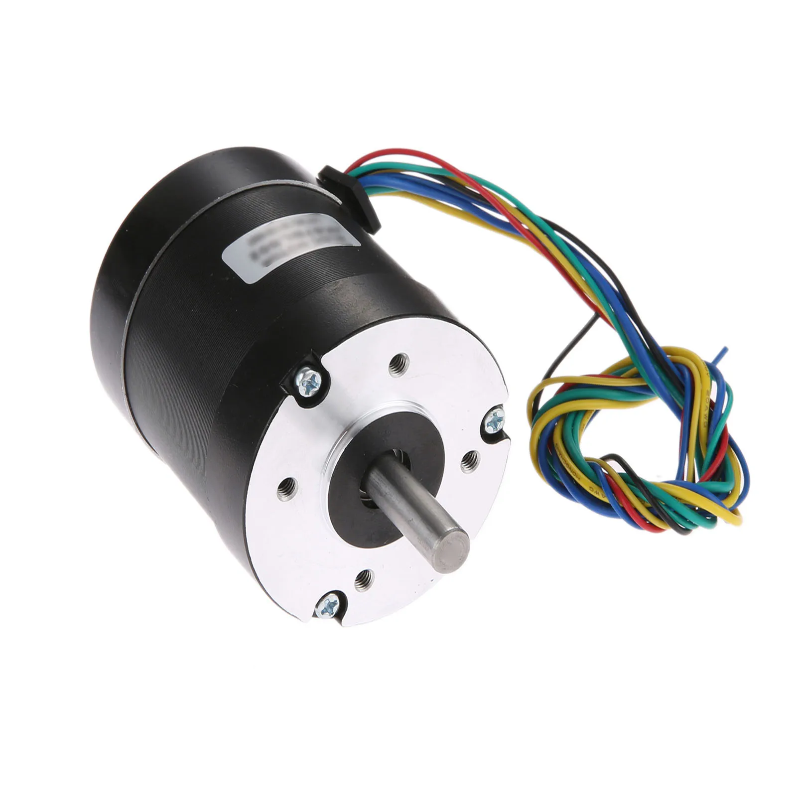 1pc Brushless DC Motor 3 Phase 8mm Round Shaft 57*57*45mm 0.055N.m 4000RPM BLDC Motor For 3D printer 57mm 36V 23W DIY Design